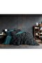 Dark Double Duvet Cover Set Noche Petrol 8680108071359