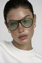 Unisex Women's Men's Uv400 Protected Framed Pilot Sunglasses with Drop Case and Cleaning Cloth as a Gift