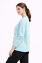 Women's Vita-251 Puli Long Buttoned Knitwear Cardigan Blue - 2