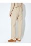 X Selected by Şahika Ercümen - Soft Textured Winter Trousers with Pockets - 5