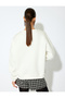 Pearl Processing Detailed Comfortable Fit Three Thread Long Sleeve Crew Neck Sweatshirt - 4