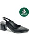 Ugrap Genuine Leather Heeled Women's Classic Shoes Black