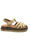 Tenzret Genuine Leather Comfort Orthopedic Women Sandals Beige - 2