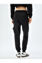 Jogger Sweatpants High Waist Lace-Up Pocket Detail Loose Fit Interlock - 4