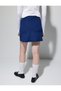 Sports Shorts Skirt Piping Elastic Waist High Waist Interlock - 4