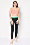 Women Tight Fit 7/8 Training Leggings, Black - 2