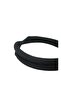 Traditional black men's Wool headband - handmade, stitched and securely fastened - 2