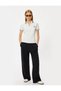 Polo Collar T-Shirt Short Sleeve Cotton with Stripe Detail