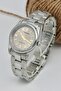 All Steel, Waterproof , Silver Cord, Cream Dial Women's Wristwatch - 3
