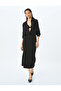 Midi Length Stone Slit Detailed Regular Waist Pencil Evening Dress Skirt