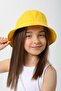 Yellow Unisex Bucket Kids Hat 10-18 Years - 2