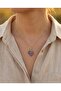 Purple Stone Grape Pattern Steel Necklace Stylish Gift Option Rustproof Durable - 3