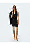 Square Neck Strap Mini Dress - 2