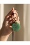 Handmade Green Agate Stone Natural Stone Necklace with Hakkani̇ Seal Written - 2