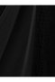 Window Detailed Crocodile Look Long Dress with Metal Accessories - 6