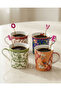 Flower Garden Green Porcelain Mug 300 ml - 2