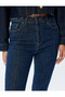 Spanish Style Flare Jeans High Waist Slim Fit Ribbed Buttoned Cotton - Flare Jeans - 6
