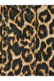 Leopard Jacket with Buttoned Pocket Detail and Classic Collar - 6