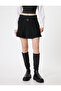 Mini Pleated Skirt with Belt Detail, Standard Waist, Slim Fit - 3