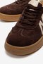 Women's Brown Suede Casual Sneaker – Comfortable Shoes with Rubber Sole and Lace-Up Closure - 4