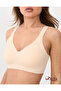 Women's Ghost Bra Ultra Comfortable Molded Thick Strap Laser Cut Removable Pads - Skin - 2399