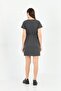 Maternity Cotton Flexible Fabric Dress with Elastic Waist - 5