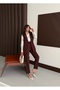 Branded Padded Vest and Pants Set - Carrot Pants Long Vest Solid Color Set - 8