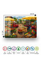 Tempered Glass Cutting Board with Market View 21X30 cm Size Uv Printing - Ckt047 - 7