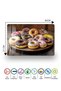 Colorful Donut Themed Tempered Glass Cutting Board 21X30 cm Size Uv Printing - Ckt050 - 6