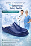 Sabo Slippers Doctor Nurse Hospital Chef Slippers Navy Blue - 2