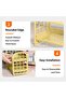 2-Tier Multi-Functional Plastic Shelf,Folding Organizer,for Office Kitchen Bedroom Bathroom Home - 5