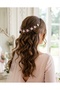 Powder Bridal Crown Hair Accessory Bride Wedding Henna Nikah Graduation - 3