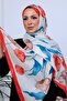 Botanical Flowers Patterned Digital Soft Shawl - 4