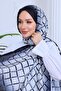 Shady Square Patterned Digital Soft Shawl - 2