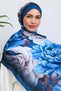 Floral Watercolor Patterned Digital Soft Shawl - 6