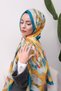 Floral Acrylic Patterned Digital Soft Shawl - 5