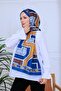 Geometric Patterned Digital Soft Shawl - 6