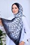 Shady Square Patterned Digital Soft Shawl - 7