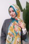 Floral Acrylic Patterned Digital Soft Shawl - 2