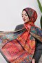 Colorful Ethnic Patterned Digital Soft Shawl