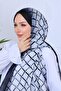 Shady Square Patterned Digital Soft Shawl - 4
