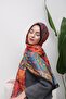 Colorful Ethnic Patterned Digital Soft Shawl - 6