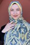 Floral Ethnic Patterned Soft Shawl - 2