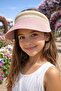 Powder Straw Visor Hat for Girls 10-18 Years Old