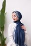 Elegant Houndstooth Patterned Digital Soft Shawl - 2