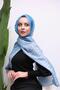Houndstooth Gradient Patterned Digital Soft Shawl - 7