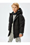 Inflatable Coat with Hood and Pocket Detail