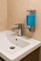 Wall Mounted Manual Soap Dispenser White+Black+Gray 3 Pieces Non-Spill Soap Dispenser with Adhesive and Screws - 5