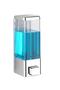 Wall Mounted Manual Soap Dispenser White+Black+Gray 3 Pieces Non-Spill Soap Dispenser with Adhesive and Screws - 2