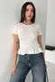 Women's Gipeli Cropped Blouse – Short Sleeve Ruffle Detail Stylish Blouse